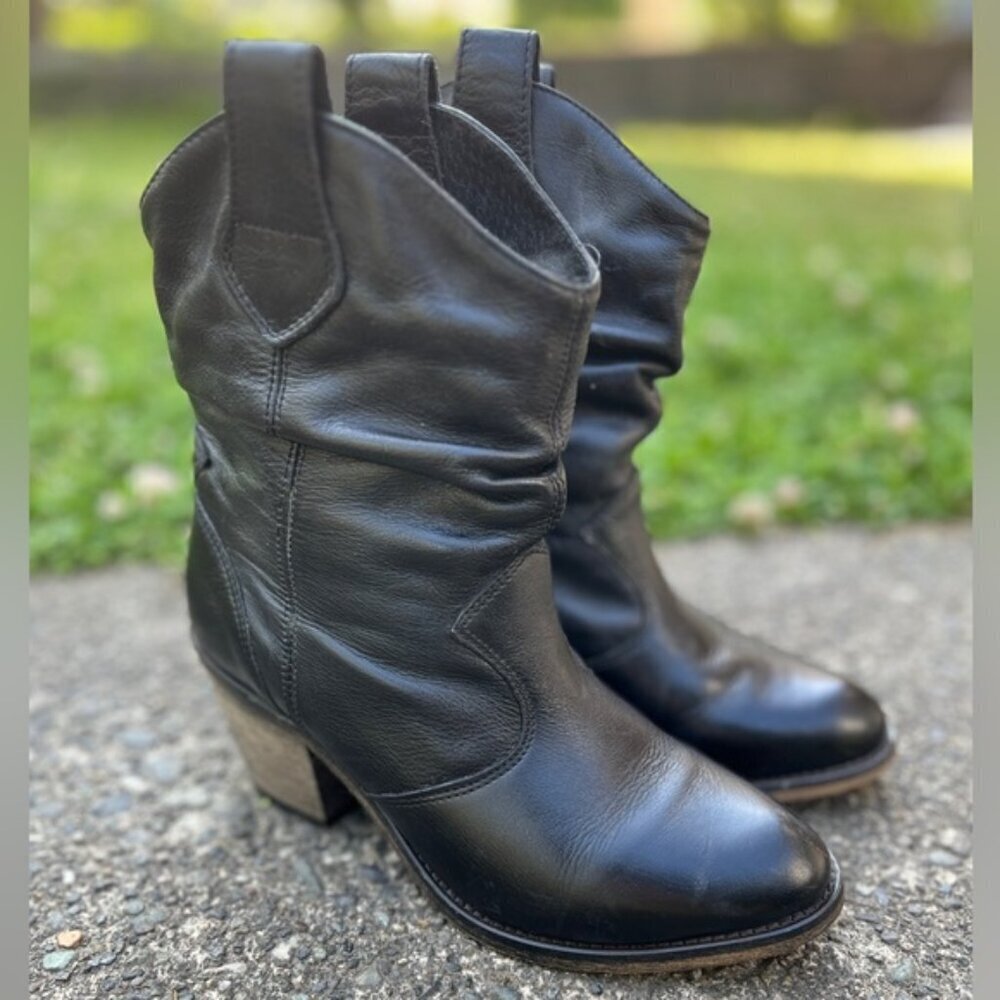 Lavorazione Artigiana Leather Ankle Boots Sz EU 36 / US 6